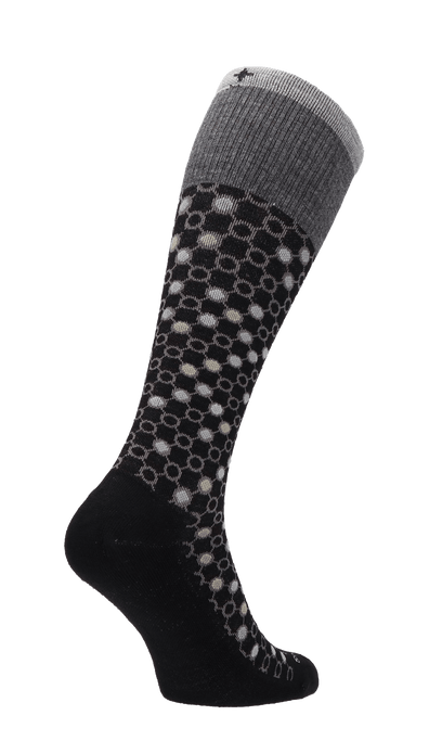 Kinetic Dames Compressiekousen Klasse 1 Black Multi