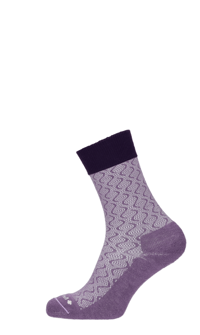 Softie Dames Diabetessokken Plum
