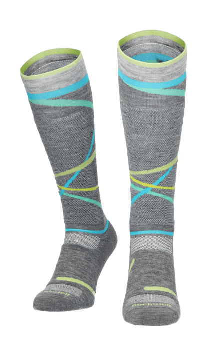 Free Ski Medium Dames Skisokken Klasse 1 Grey