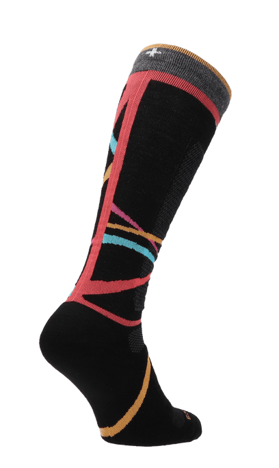 Free Ski Medium Dames Skisokken Klasse 1 Black Stripe