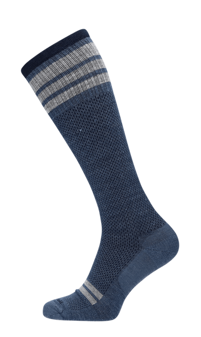 Speedway Heren Compressiekousen Klasse 2 Denim