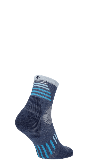 Ascend II Quarter Dames Wandelsokken Klasse 1 Denim