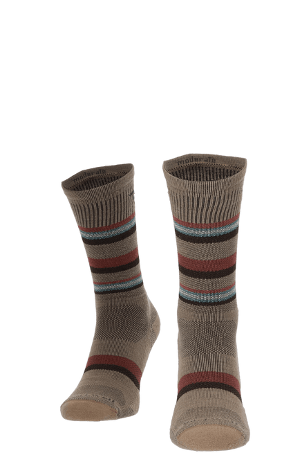 Parks Twill Crew Heren Wandelsokken Klasse 1 Khaki