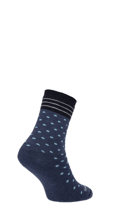 Plush Dames Diabetessokken Denim