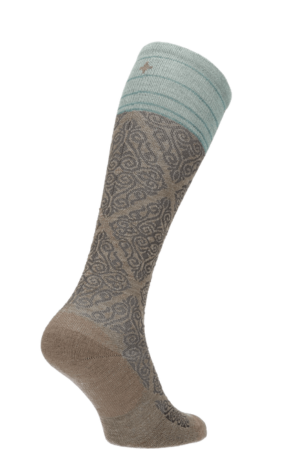 The Raj Dames Compressiekousen Klasse 2 Khaki
