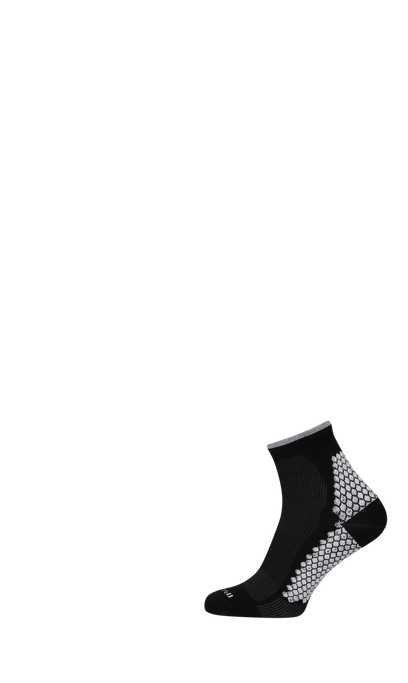 Plantar Sport Quarter Dames Hallux Valgus Sokken Black