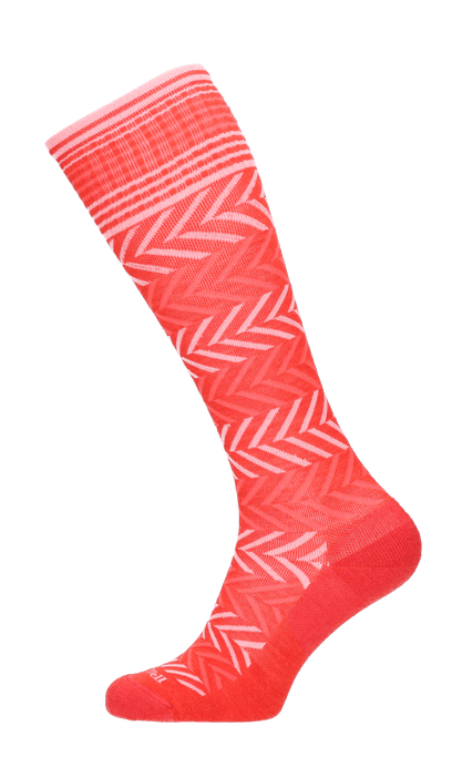 Chevron Dames Compressiekousen Klasse 1 Poppy