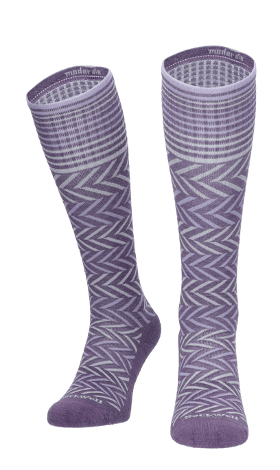 Chevron Dames Compressiekousen Klasse 1 Plum