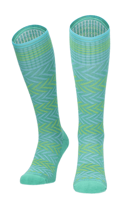 Chevron Dames Compressiekousen Klasse 1 Spearmint
