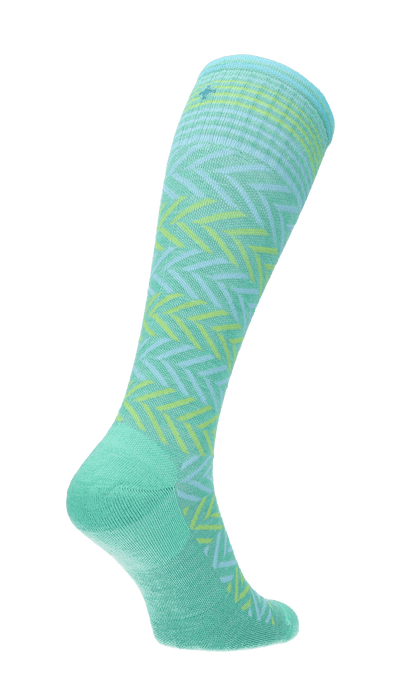 Chevron Dames Compressiekousen Klasse 1 Spearmint