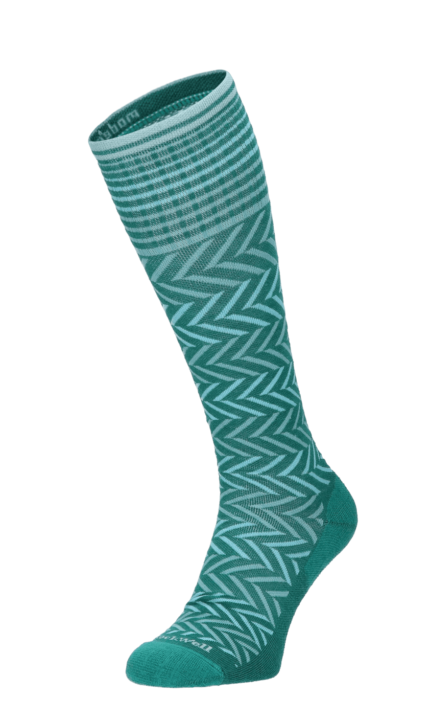 Chevron Dames Compressiekousen Klasse 1 Jade