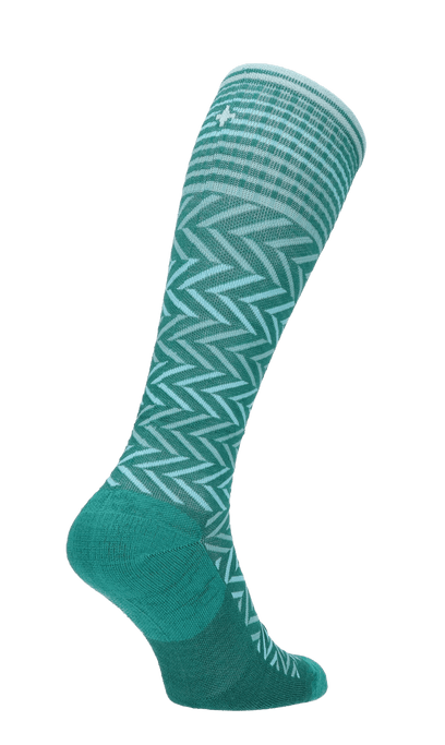 Chevron Dames Compressiekousen Klasse 1 Jade