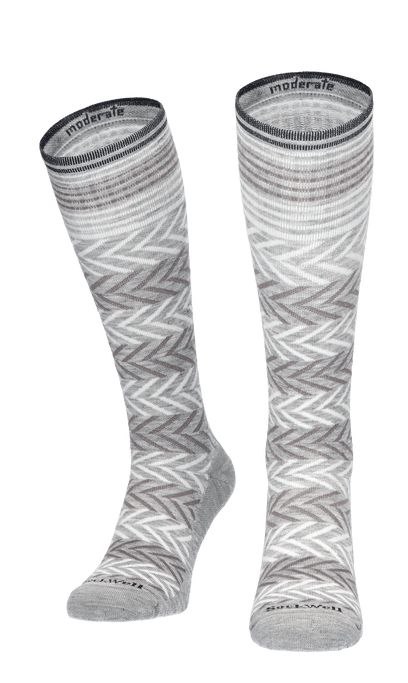 Chevron Dames Compressiekousen klasse 1 Grey