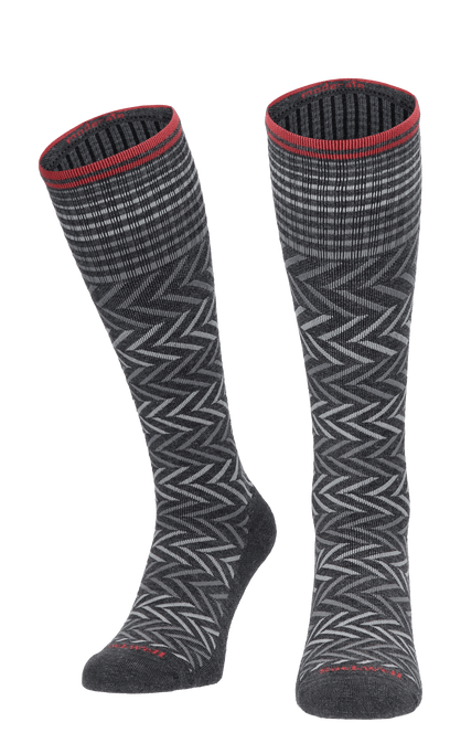 Chevron Dames Compressiekousen klasse 1 Charcoal