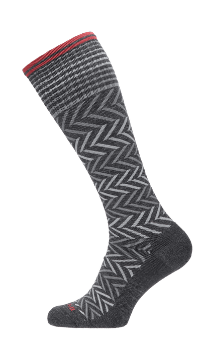Chevron Dames Compressiekousen klasse 1 Charcoal