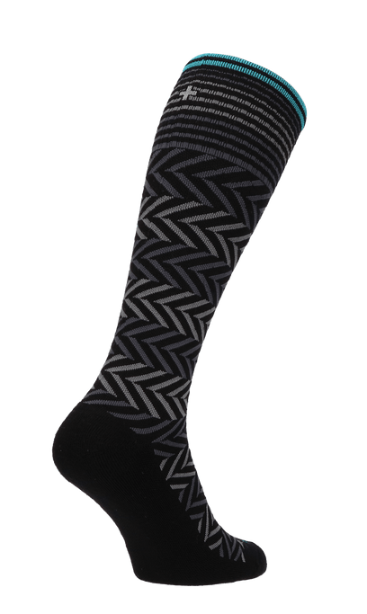 Chevron Dames Compressiekousen Klasse 1 Black