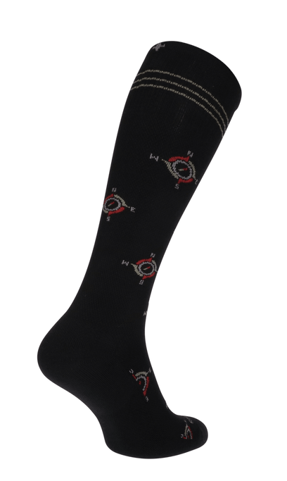 The Guide Heren Compressiekousen Klasse 2 Black