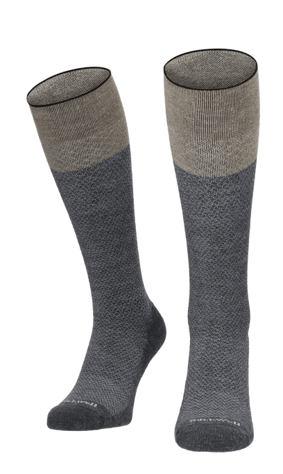 Full Twist Dames Compressiekousen Klasse 1 Charcoal