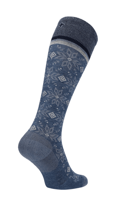 Winterland Dames Compressiekousen Klasse 1 Denim