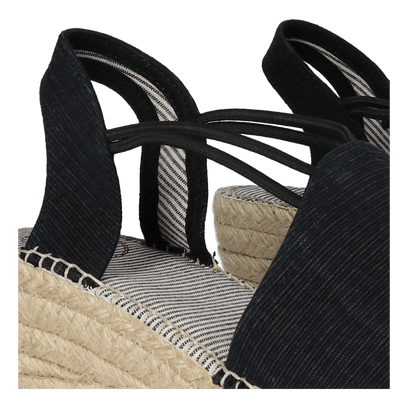 Tania-CR Dames Espadrilles Negre