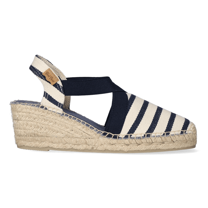 Tarbes Dames Espadrilles Cru/Mari