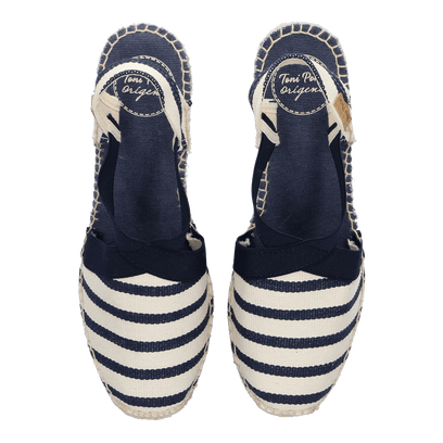 Tarbes Dames Espadrilles Cru/Mari