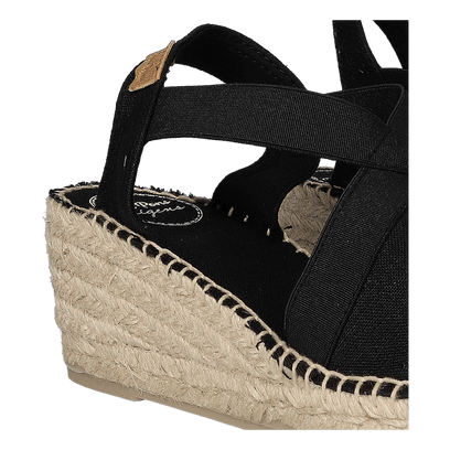 Ter Dames Espadrilles Negre