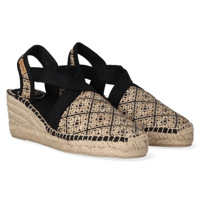Terra-GE Dames Espadrilles Black