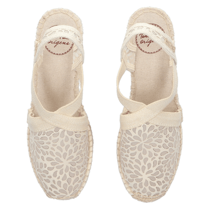 Terra-IK Dames Espadrilles Cru
