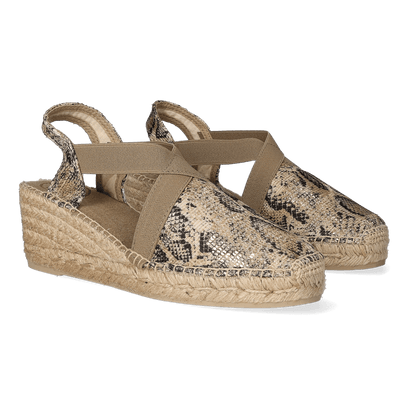 Terra-MB Textiel Dames Espadrilles Taupe