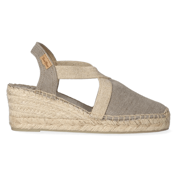 Terra-V Canvas Dames Espadrilles Pedra Vintage Terra-V Dames Espadrilles Pedra Vintage