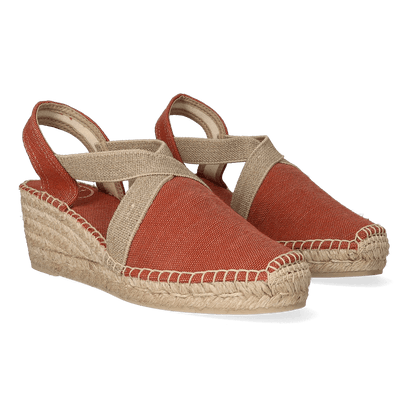 Terra-V Canvas Dames Espadrilles Brandy Vintage