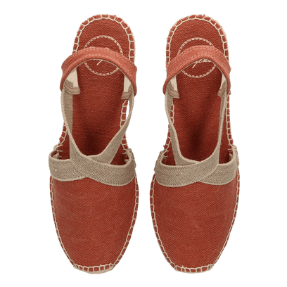 Terra-V Canvas Dames Espadrilles Brandy Vintage