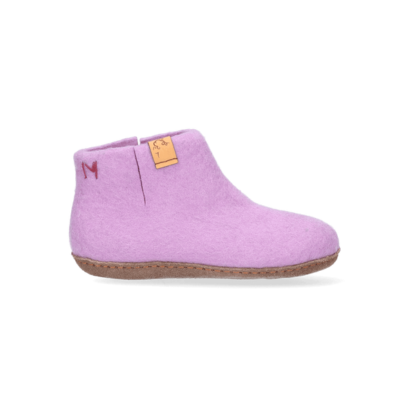 Luna Kids Wolvilt Sloffen Lilac Luna Kids Wolvilt Sloffen Lilac