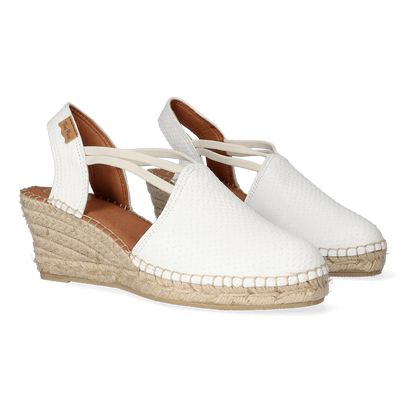 Tilda-LZ Dames Espadrilles Blanc