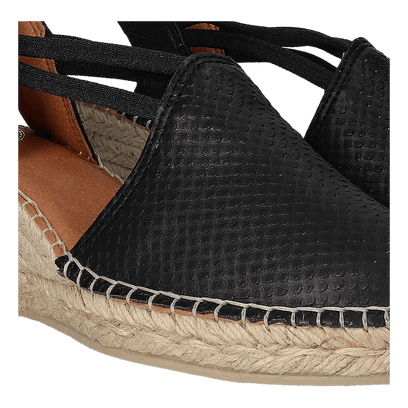 Tilda-LZ Dames Espadrilles Negre