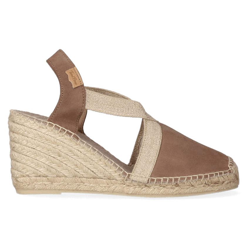 Tona-7 Dames Espadrilles Taupe