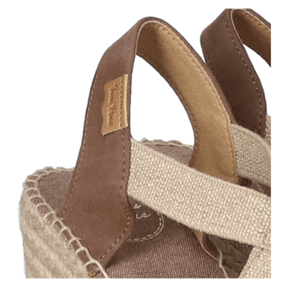Tona-7 Dames Espadrilles Taupe