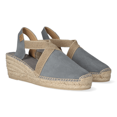 Tona Dames Espadrilles Gris