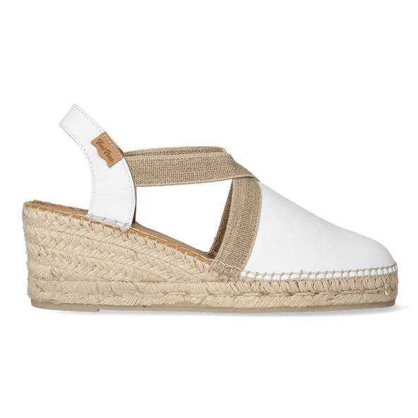 Tossa Leren Dames Espadrilles Blanc Tossa Leren Dames Espadrilles Blanc