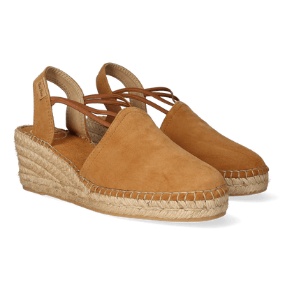 Tremp Suede Dames Espadrilles Cuiro