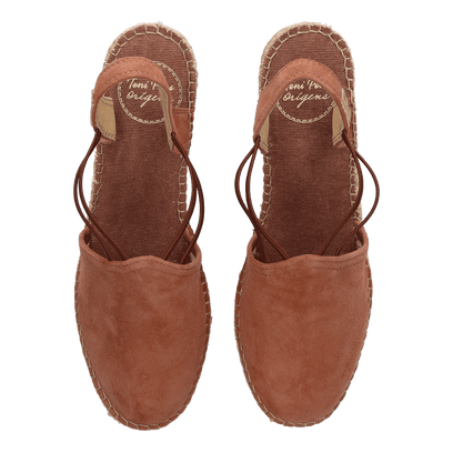 Tremp Suede Dames Espadrilles Marro
