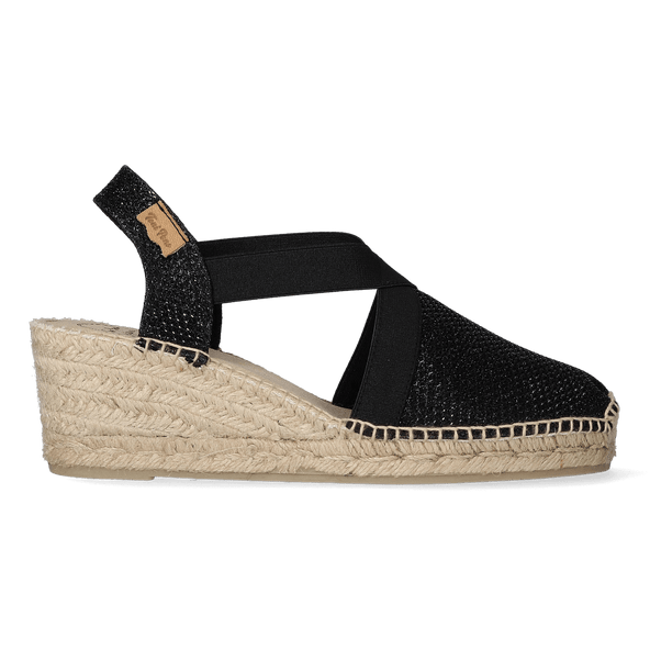 Triton Textiel Dames Espadrilles Negre Triton Textiel Dames Espadrilles Negre