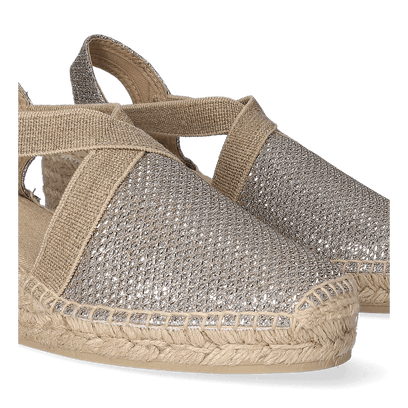 Triton Textiel Dames Espadrilles Plati