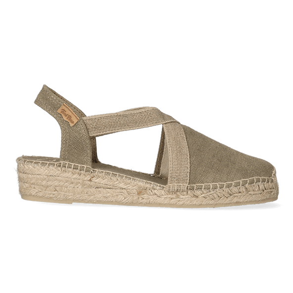 Verdi-V Canvas Dames Espadrilles Caqui Verdi-V Canvas Dames Espadrilles Caqui