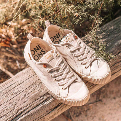 Gilda-CB Dames Lage Sneakers Cru