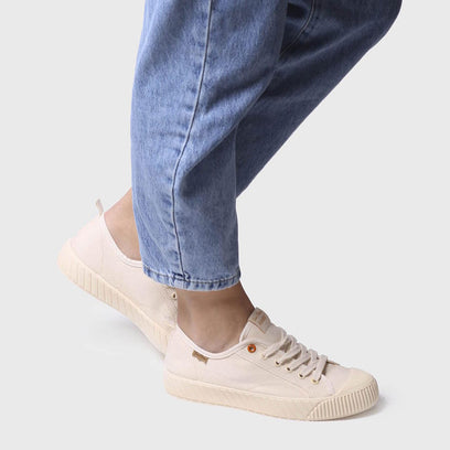 Gilda-CB Dames Lage Sneakers Cru