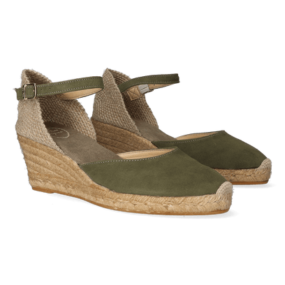 Lloret-5 Dames Espadrilles Caqui