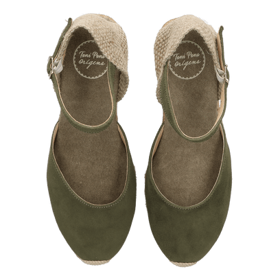 Lloret-5 Dames Espadrilles Caqui