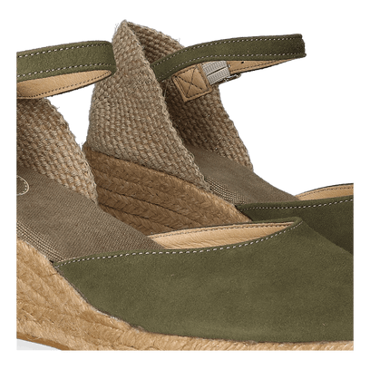 Lloret-5 Dames Espadrilles Caqui